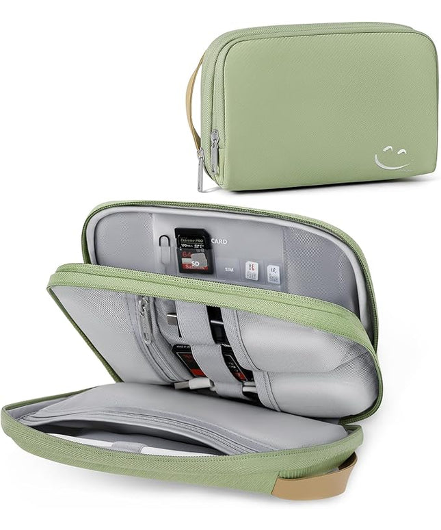 Travelkin Travel Cord Organizer, Electronic Organizer Travel Case, Cable Organizer Bag For Cords,Chargers Phone, Sd Card,Usbs