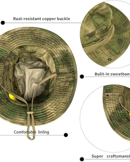 Sun Hats for Men Women Bucket Hat UPF 50+ Boonie Hat Foldable UV Protection Hiking Beach Fishing Summer Safari