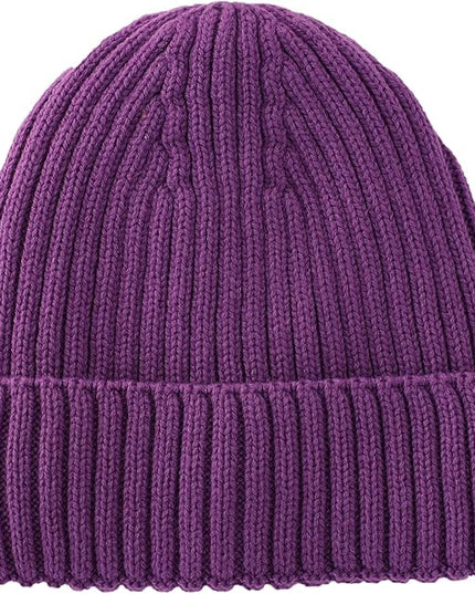 Connectyle Fleece Lined Cuffed Beanie Hat for Men Women Knitted Winter Wool Beanies Skull Cap Warm Watch Hat