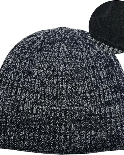 ROYBENS Swag Wool Knit Cuff Short Fisherman Beanie for Men Women, Winter Warm Hats