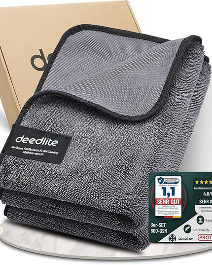 Bath Wipes Shower Cleaning Cloths, Premium Car Drying Towel | Ultra Absorbent Twisted-Loop Design| Microfiber Towel for Car, Shower Cabin, Household