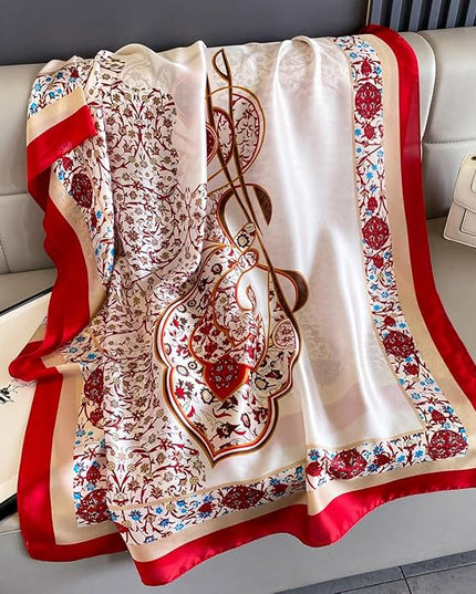 Silk Scarf Mulberry Silk Fashion Scarves Long Lightweight Shawl Wrap …