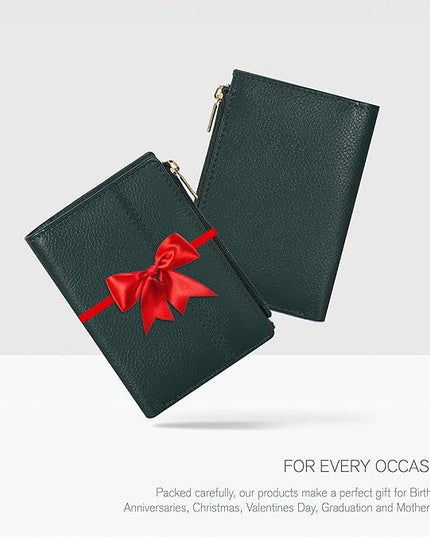 Oak Leathers Wallet For Women Full Grain Leather - Small RFID Coin Purse Credit Card & ID Holder for Ladies,Bifold Wallets for Teenager | Small, RFID, Coin Purse, for Ladies, for Teenager