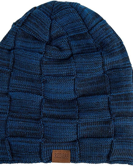 REDESS Beanie Hat for Men and Women Winter Warm Hats Knit Slouchy Thick Skull Cap