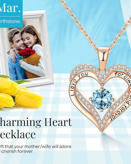 18K Rose Gold Necklaces for Women Birthday Gifts for Women Jewelry for Women Birthday Gifts for Wife Girlfriend Daughter Wife Birthday Gifts for Anniversary Mothers Day Christmas Valentines Gifts