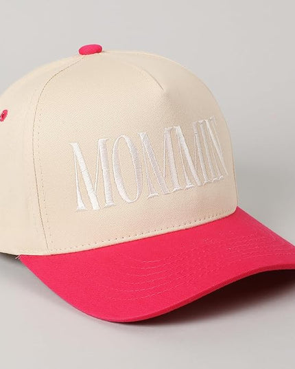 MIRMARU Two-Tone Vintage Canvas Trucker Hats for Men & Women, Adjustable Size Baseball Caps with Trendy Embroidered Design