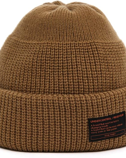 UNDERCONTROL Winter Trawler Fisherman Beanie Men Women Unisex Stylish Plain Docker Skull Hat Roll up Watch Cap Color Pack