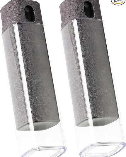 Touchscreen Screen Cleaner Kit 2 Pcs, Phone, Tablet and Car Screen Cleaner, Two in One Spray and Microfiber Cloth(2 Pack Grey)