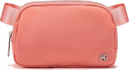 Pander Everywhere Belt Bag for Women, Fashion Waist Packs, Crossbody Bags, Everywhere Belt Bag with Adjustable Strap (Dark Salmon).