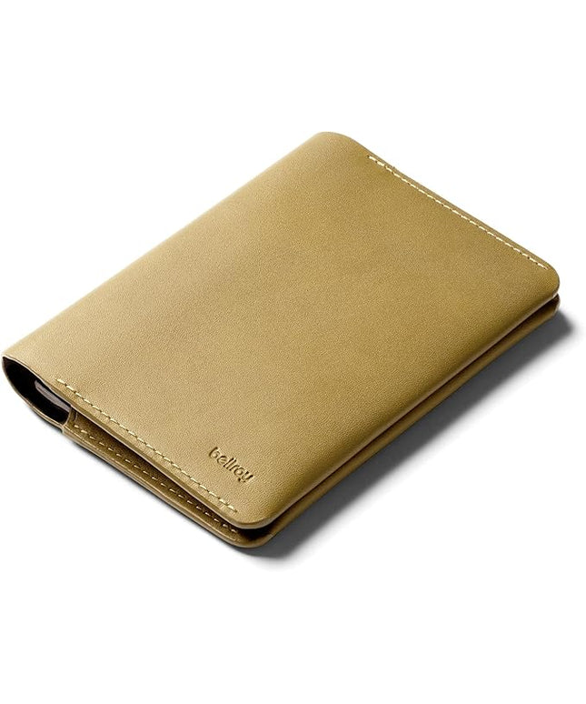 Bellroy Passport Cover (slimline travel wallet/pouch with card slots and space for cash plus travel documents) - Mustard