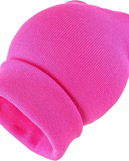 Gelante Unisex Beanie Cap Knitted Warm Solid Color and Multi-Color Multi-Packs
