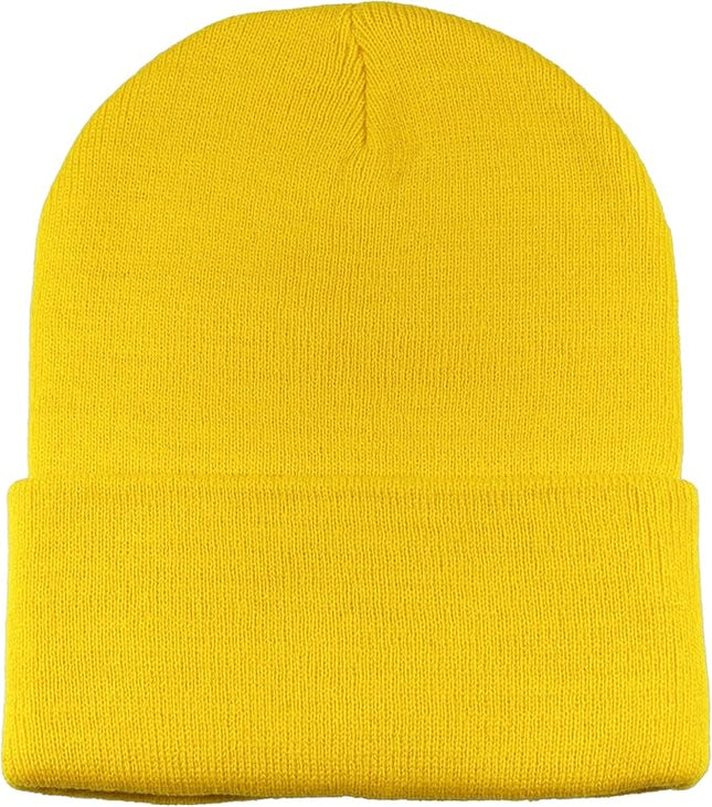 Gelante Unisex Beanie Cap Knitted Warm Solid Color