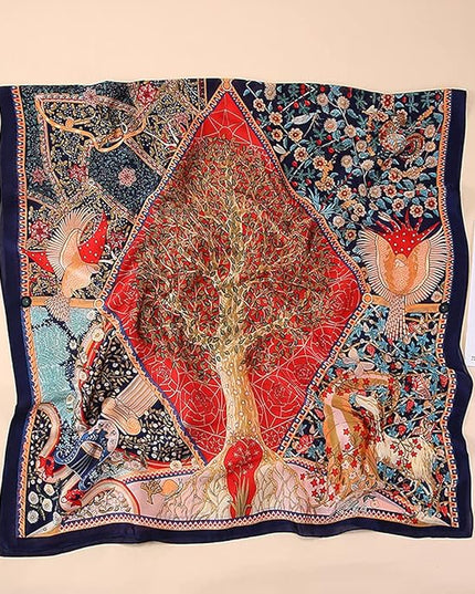 Fashion Scarves Scarf 100% Silk Feeling Scarf Silk Like Scarves Long Lightweight Sunscreen Shawls for Women
