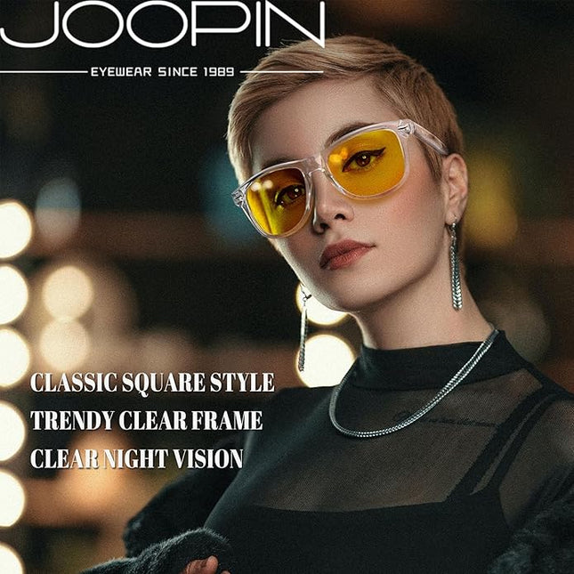Joopin Square Sunglasses Polarized UV Protection Trendy Designer Sun Glasses Men Women