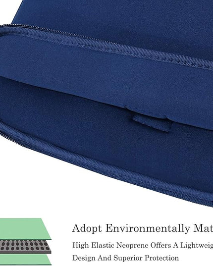 Laptop Bag 15.6 Inch,Durable Slim Briefcase Handle Bag & with Extra Pockets,Notebook Computer Protective Case for Computer Notebook Ultrabook,Collapsible Carrying Handles,Dark blue