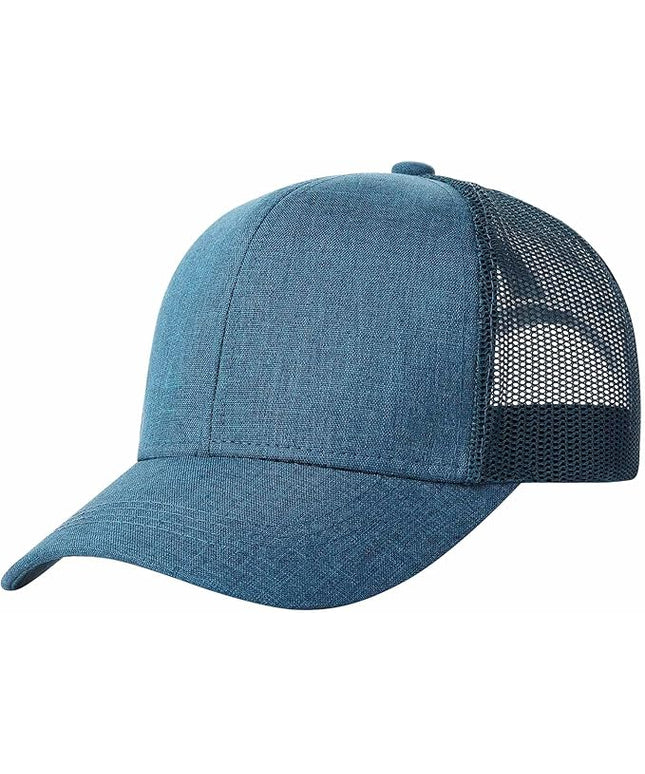 TSSGBL M, L, XL, XXL Snapback Trucker Hats Baseball Caps Adjustable Blank Mesh Back Ball Caps for Men Women