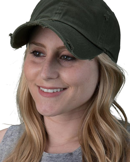 Funky Junque Distressed Baseball Cap