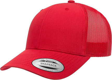 Yupoong Classic Premium Mesh 6 Panel Retro Trucker Cap | Mid Profile Snapback | OSFA | Bulk Pack Available
