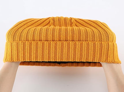 Connectyle Fleece Lined Cuffed Beanie Hat for Men Women Knitted Winter Wool Beanies Skull Cap Warm Watch Hat