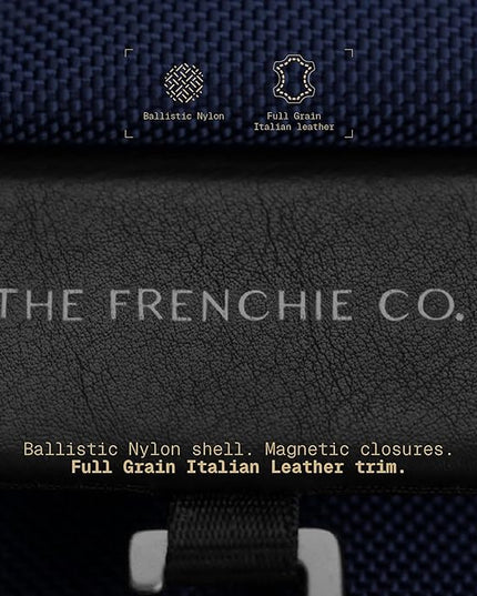 The Frenchie Co. - Work/Travel Speed Backpack - Expandable 23 to 30 liters - Laptop compartment with anti-theft magnetic closure - Ballistic nylon durable construction