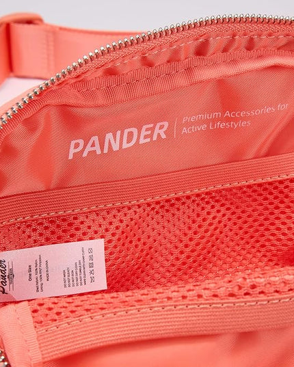 Pander Everywhere Belt Bag for Women, Fashion Waist Packs, Crossbody Bags, Everywhere Belt Bag with Adjustable Strap (Dark Salmon).