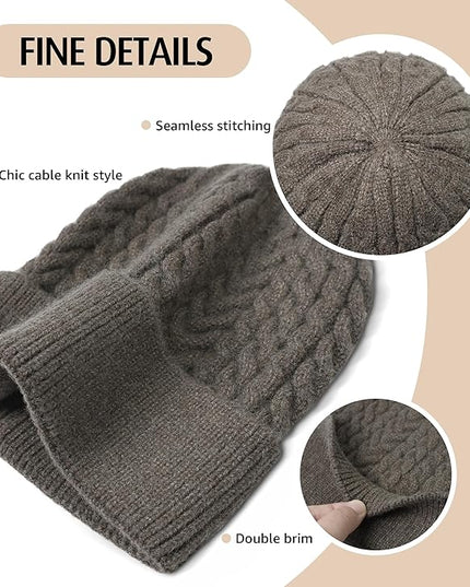 HiRui Knit Beanie Hats for Men Women Winter Hats Skull Caps Warm Classic Slouchy