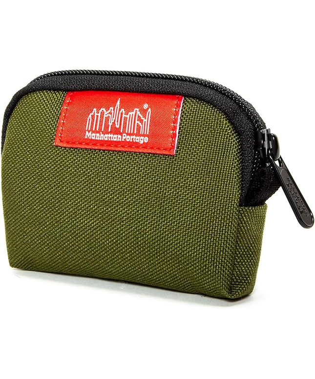 Manhattan Portage Coin Purse With Zipper Closure Pouch Eclectic Colors Credit Card ID Card Jewelry Keys Water Resistant Gift 1000D CORDURA® Everyday Carry