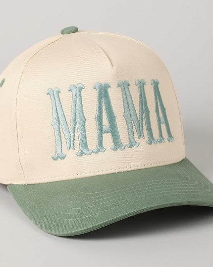 MIRMARU Two-Tone Vintage Canvas Trucker Hats for Men & Women, Adjustable Size Baseball Caps with Trendy Embroidered Design