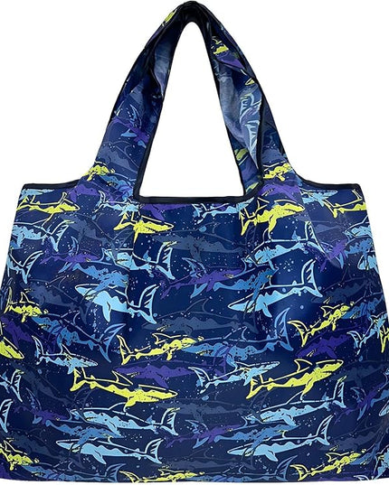 allydrew Large Foldable Tote Nylon Reusable Grocery Bags