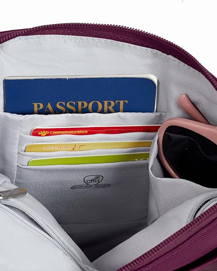 Travelon Anti-theft Classic Slim Double Zip Crossbody