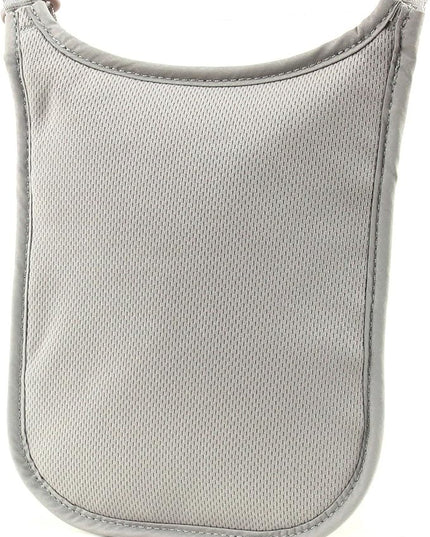 Pacsafe Coversafe V75 Anti-Theft RFID Blocking Passport Holder & Neck Pouch/Wallet - Fits up to Four Passports (or iPhone X) plus Credit Cards, for Women & Men (Neutral Grey)