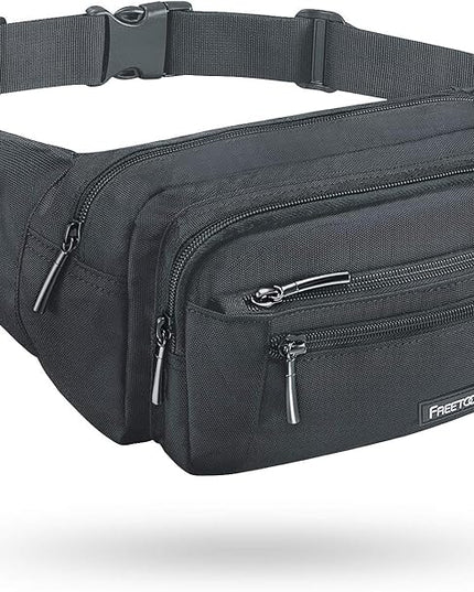 FREETOO Waist Pack Bag Fanny Pack for Men&Women Hip Bum Bag with Adjustable Strap for Outdoors Workout Traveling Casual Running Hiking Cycling