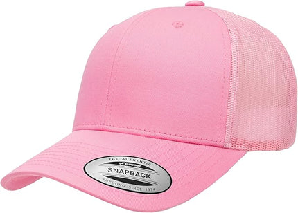 Yupoong Classic Premium Mesh 6 Panel Retro Trucker Cap | Mid Profile Snapback | OSFA | Bulk Pack Available