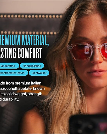 DREAM RECOVERY Blue Light Blocking Glasses for Computer, Gaming, Screen Fatigue