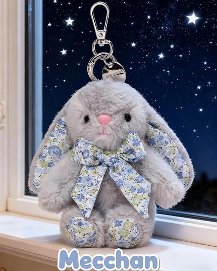 Rabbit Keychain for Backpack, Cute Keychain Bag Charms for Women
