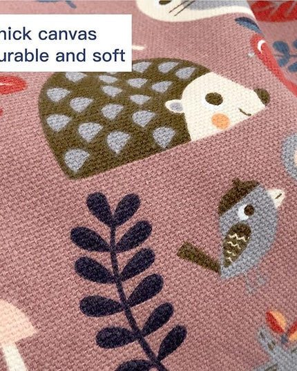 YuppieLife Stuffed Animal Storage Bean Bag Chairs Canvas Cover for Kids(No Filling)/Machine Washable and Durable Toddler Bean Bag Sofa Cover for Room Decor (Forest, 38'')
