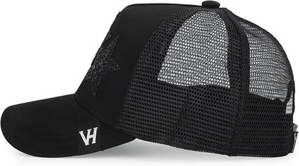 VINTAGE HAVANA Trucker Hats Women | Mesh Adjustable Snapback Hat | Men & Women Cute Trendy Fashion Baseball Cap
