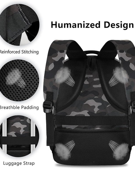 Backpack for Men Women, School Backpack with USB Charging Port, Anti Theft Carry On Flight Approved Business Work Travel 15.6 Inch Computer Laptop Backpack, BookBag for teen, Camo