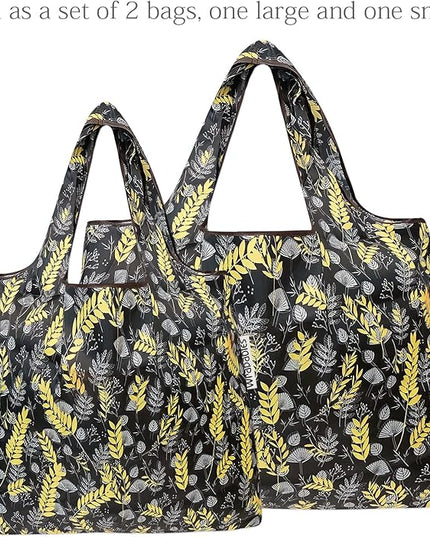 allydrew Large Foldable Tote Nylon Reusable Grocery Bags