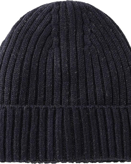 Connectyle Fleece Lined Cuffed Beanie Hat for Men Women Knitted Winter Wool Beanies Skull Cap Warm Watch Hat
