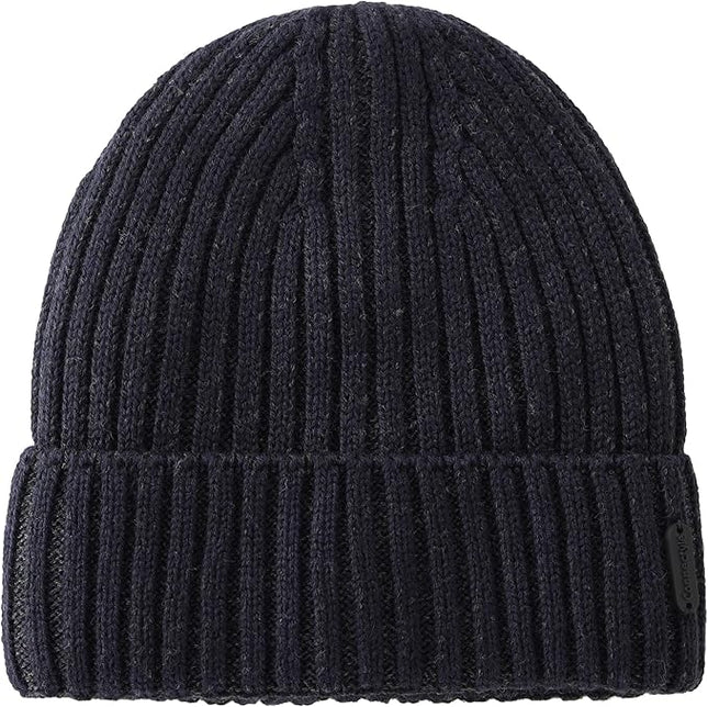 Connectyle Fleece Lined Cuffed Beanie Hat for Men Women Knitted Winter Wool Beanies Skull Cap Warm Watch Hat