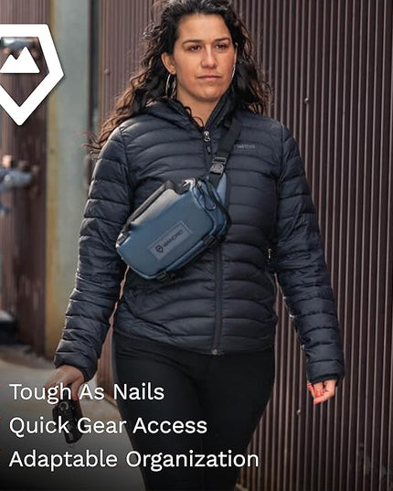 WANDRD ROGUE V1 3L Sling: Compact Camera Sling and Crossbody Bag with Fast Access, 3-Way Carry– Lightweight Everyday Bag Great for Travel, Photography, and Daily Use (Aegean Blue)