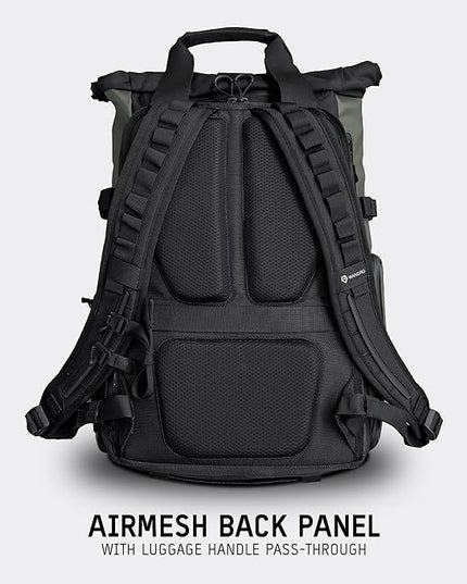 WANDRD PRVKE 21L, V3 Backpack: Weather-Resistant Travel & Camera Backpack with Laptop Sleeve, Quick Side Access, Clamshell Opening – Ideal Photography & Travel Bag