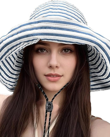 Sun Hat for Men Women UPF 50+ Fishing Hats Waterproof Wide Brim Boonie Bucket Hat for Safari Beach Hiking Garden