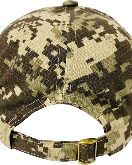 Roytrense Embroidered American Flag Unisex Baseball Cap (100% Cotton)