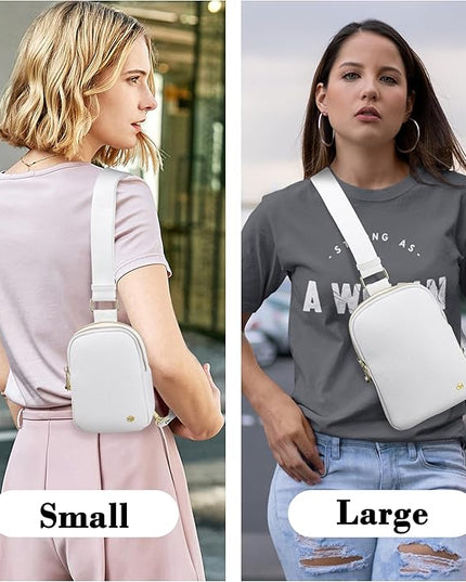INICAT Small Anti Theft Crossbody Bags Women Valentine's Day Gifts, Vegan Leather Sling Cross Body Purse Travel Essentials