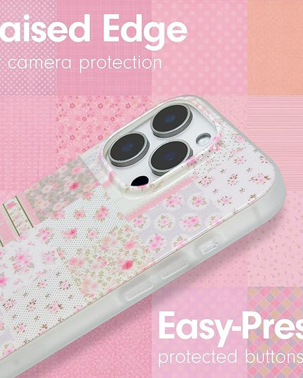 Sonix Case for iPhone 16 Pro | Compatible with MagSafe | 10ft Drop Tested | Patchwork Cottage