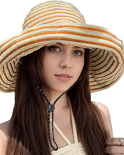 Sun Hat for Men Women UPF 50+ Fishing Hats Waterproof Wide Brim Boonie Bucket Hat for Safari Beach Hiking Garden