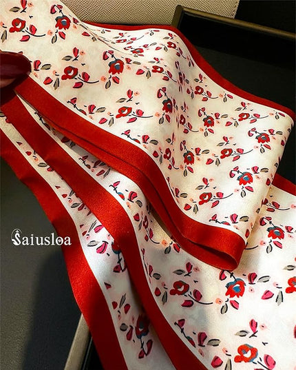 Purse Scarf For Handbags Head Scarves For Women's Hair Bags Scarfs Long Skinny Scarves Fashion Silky