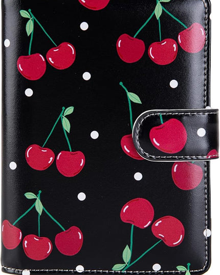 Passport Holder for Travel Essentials, RFID Blocking Passport Wallet Cover with Magnetic Closure, Passport Book Holders for Women and Men (Cherry)
